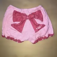 べべ　é.a.B リボン付きピンクパンツ FREEサイズ　80cmぐらい