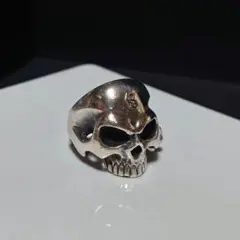 【定価3万円】ギローム スカル リング サファイア 17号 シルバー925 シルバー925 スカルリング 髑髏 ドクロ リング 指輪 シンプル