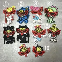 在庫処分！hysminiヒスキャラクター 刺繍ワッペン 10個セット
