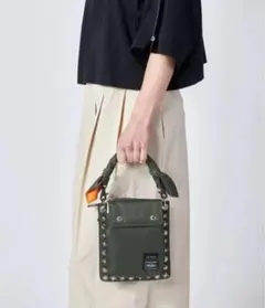 TOGA×PORTER スタッズリボンハンドルバッグ
