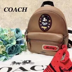 【希少】COACH ディズニーコラボ ミッキーマウス ワッペン リュック
