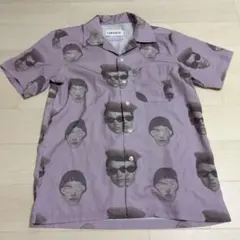 13MONTH FACE PRINTING ALOHA SHIRT