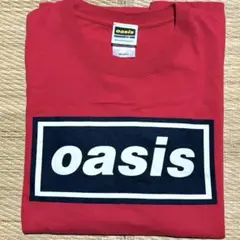 Oasis Tシャツ Knebworth 1996 赤 （M） 復刻版 映画『オアシス：ネブワース1996』公開記念！oasis日本限定