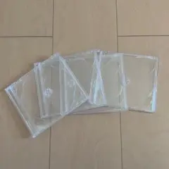 2枚組用CDケース 透明 4枚セット 10mm
