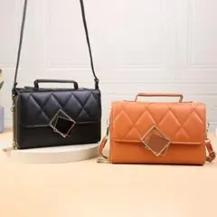 スマホ 【限定】ミニバッグ 肩掛け キルト 2WAY ショルダー ブラウン 財布