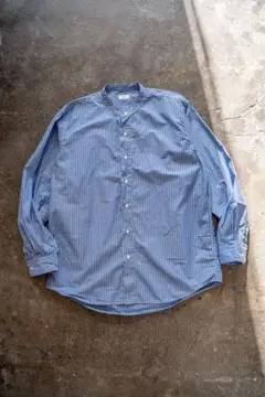 CIOTA BANDCOLLAR SHIRTS PENCIL STRIPE 5