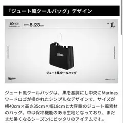 千葉ロッテマリーンズ　 シュート風クールバッグ