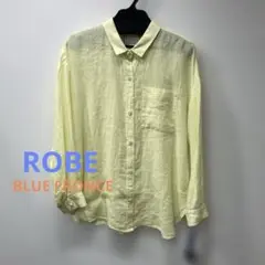 ROBE BLUE FRONCE　フレンチリネンシャツトップス　イエロー