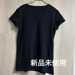 ショップチャンネル 黒 半袖 首周りV