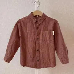 kokokids minute check shirtsチェック 長袖 シャツ