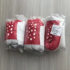 カニの爪　ぬいぐるみ　BIG　ぬいぐるみ　FANS 赤　グローブ　3点セット
