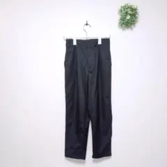 アースミュージック&エコロジー　ブラック ストレートスラックス
