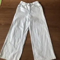 GU ブルー　ストレートデニム