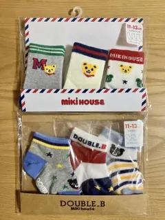 【新品】ミキハウス　ダブルB ソックスパック
