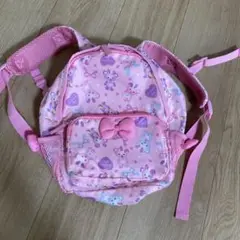 マザウェイズ　リュック くま ピンク