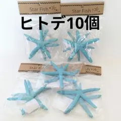 ヒトデ　Star Fish 2個入　ブルー　5袋　オーナメント　不二貿易