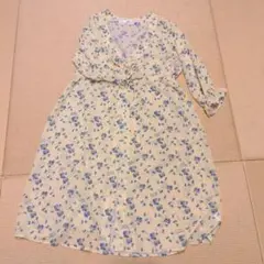 JENNI love 花柄七分袖羽織りブラウス