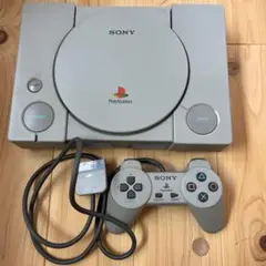 【ジャンク品】プレステ1 本体＋コントローラー＋ディスク＋ダンレボコントローラー