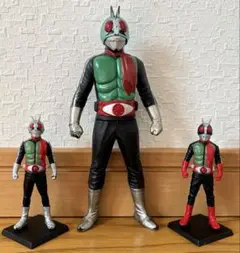 仮面ライダー1号＆2号ソフビ　3体　ショッカー戦闘員おまけ付き