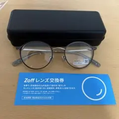 zoffメガネ　メガネ券付き