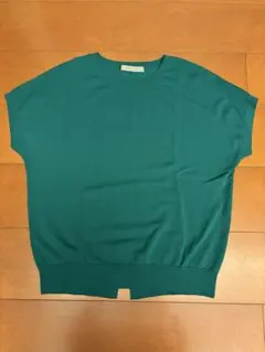 UNFILO アンフィーロ グリーン 半袖ニット