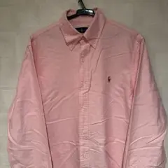 ラルフローレン　ピンクシャツ