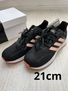 adidas キッズスニーカー 黒　21cm 未使用品