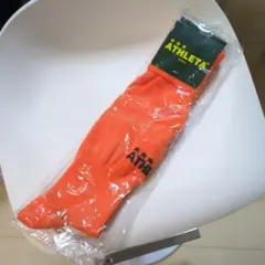 【早い者勝ち！】ATHLETA サッカーソックス レッド　オレンジ　新品・未使用