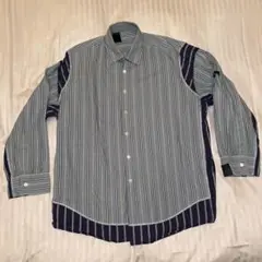 N.HOOLYWOOD 再構築 ストライプオーバーサイズシャツ size36