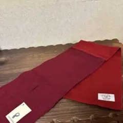 マフラー　新品　タグ付き　17×83cm レッド　ワインレッド　送料無料