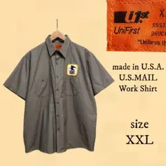 UniFirst U.S. MAIL ワークシャツ XXL アメリカ製