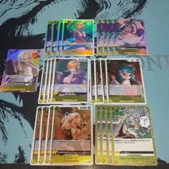 ワンピースカードゲーム　受け継がれる意志　S-スネークパラレル　黄SR Rセット
