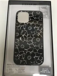 携帯ケース　コーチ　CIPH-054-BFBLK iPhone12/12Pro用
