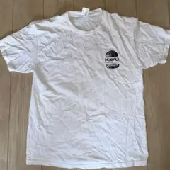 KAVU ホワイト Tシャツ アウトドアフレーバー