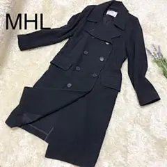 マーガレットハウエル ロングコート ピーコート ネイビー M