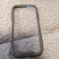 iPhone11用ケース グレー 透明 iFace