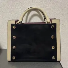 JEANASIS 2WAYバッグ スタッズ ショルダーバッグ ハンドバッグ
