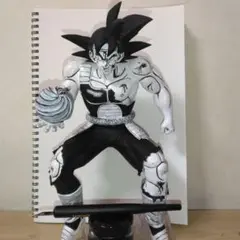 ドラゴンボール　バーダック リペイントフィギュア 　漫画風