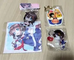 時雨 艦隊これくしょん アクリルキーホルダー等4点セット 同人 夕立