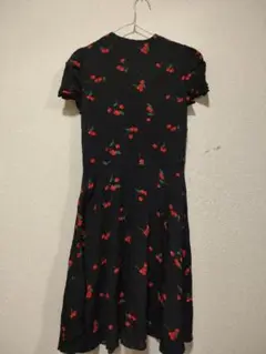 a35 ポロラルフローレン　半袖ワンピース　さくらんぼ　総柄