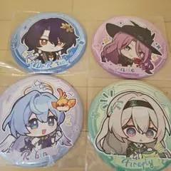 キャラクターBIGスタンド缶バッジ 4種セット