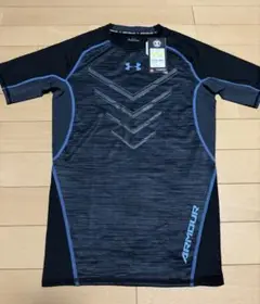 ⭐️新品タグ付 アンダーアーマー コンプレッションTシャツ MD ブラック×ブルー