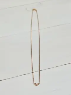 K10 ピンクゴールド ハート ネックレス