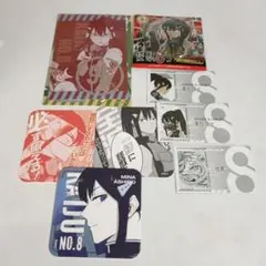 怪獣8号　亜白ミナ　缶バッジ　ポストカード　アートコースター　名刺カード