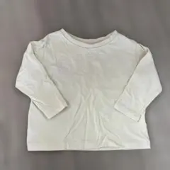 クリーム色 長袖カットソー 80サイズ
