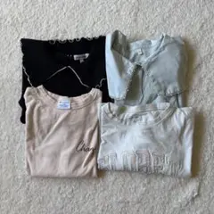 GLOBAL WORK Champion GU 女の子 長袖Tシャツ 120