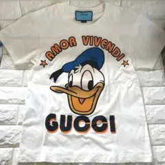 超希少✨グッチ ディズニーコラボ ドナルドダック Tシャツ 白 2025年最新】gucci ドナルド tシャツの人気アイテム - メルカリ