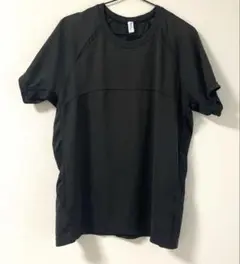 UNIQLOユニクロ スポーツ用 黒 Tシャツ ラグランスリーブ