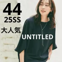 【完売品】【25SS美品大きいサイズ】アンタイトル モモンガ ブラウス