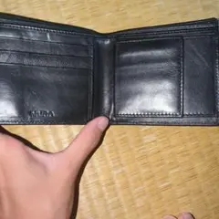 MURA ブラック 二つ折り財布